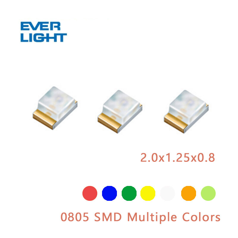 10 pcs/lot baru asli 17-215/BHC-AP1Q2/3T SMD LED 0805 biru beberapa pilihan warna untuk rincian