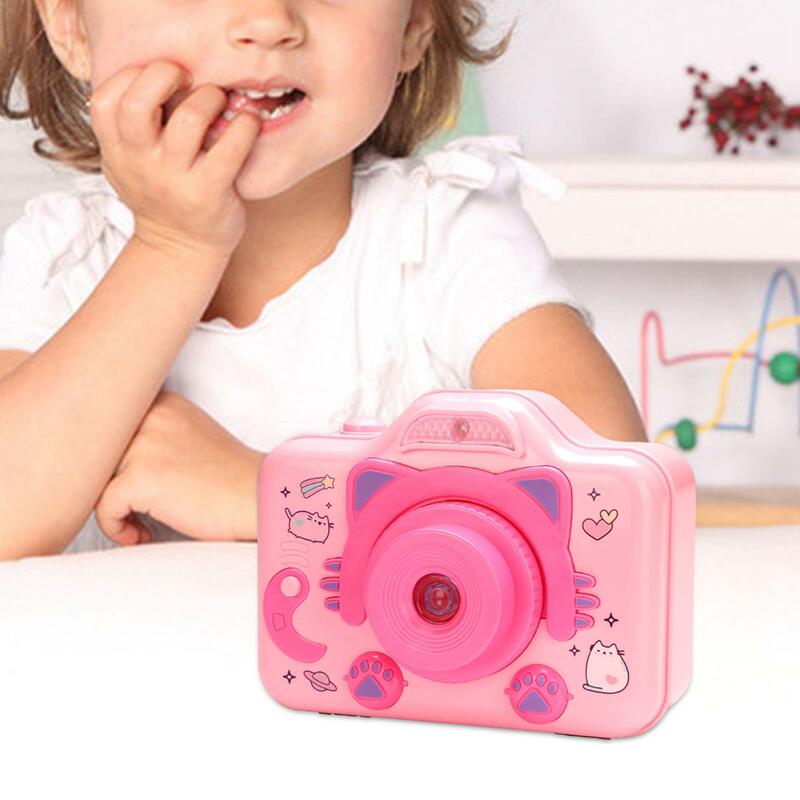 Portagioie musicale per bambini accessori per il Design della fotocamera con ornamento a specchio scatola portaoggetti per proiezione di luce regali di compleanno