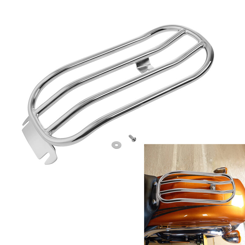 Motorcycle Solo Seat Luggage Rack For Harley Softail Fat Boy Breakout 2018-2023