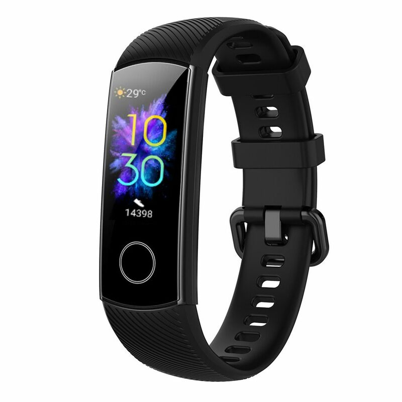 1PC 2022 Bunte Silikon Armbänder Uhr Band Ersatz Band Smart Watch Armband Strap Für Honor Band 5 4
