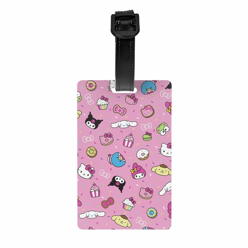 Hello Kitty Kuromi Mijn Melodie Bagagelabel Cartoon Koffer Bagage Privacy Cover Naam Id Kaart