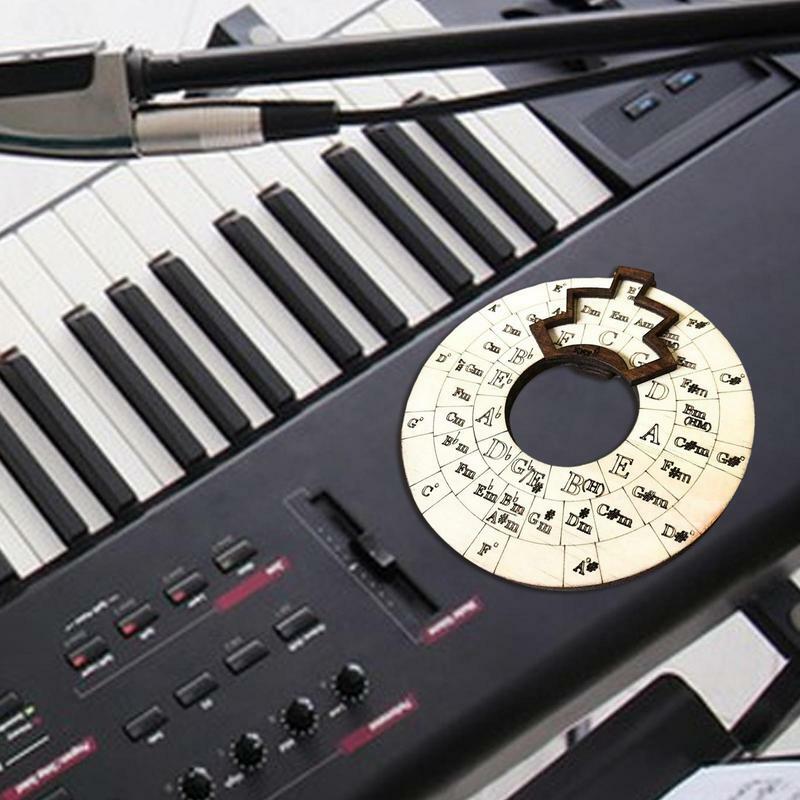 Lingkaran Fifths alat akor kayu roda lingkaran memperluas kemampuan bermain Anda untuk menulis dan eksplorasi musik harus dimiliki