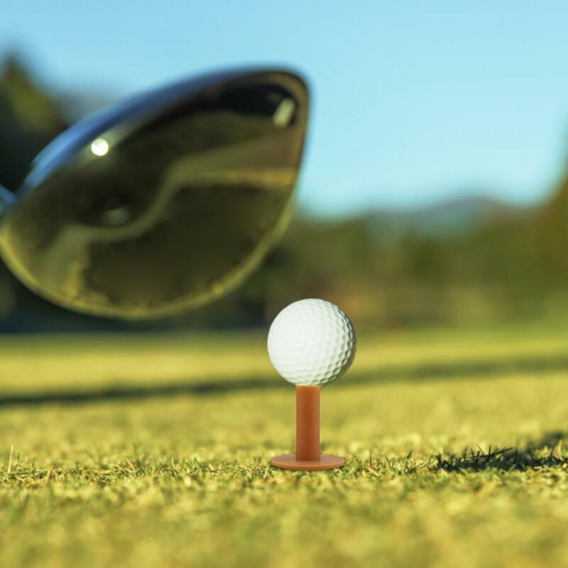Tees de golf stables en caoutchouc de qualité supérieure, durables, résistants à l'usure, outils d'entraînement pour les coups de golf à faible friction