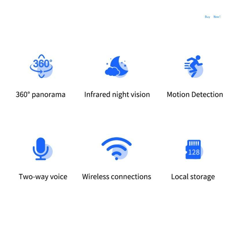 Babyphone-Kamera unterstützt 2-Wege-Talk-Nachtsicht-Bewegungsspurerkennung
