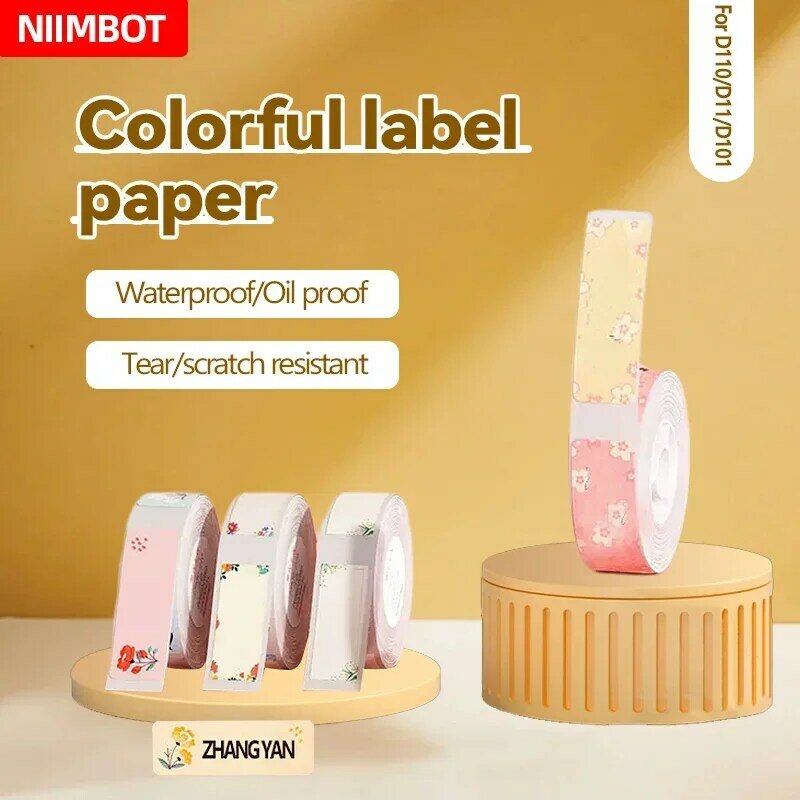 Niimbot D110/D11/D101/H1/H 1S Etikettenmachine, Zelfklevend Drukpapier, Codeermachine, Prijspapier, Productprijskaartje Papier