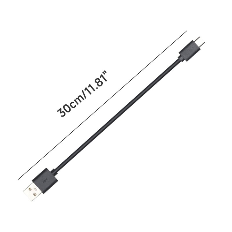 Компактный зарядный кабель USB Высокоскоростной кабель USB типа Шнур для зарядки Шнур питания Легкий и прочный длиной 30 см