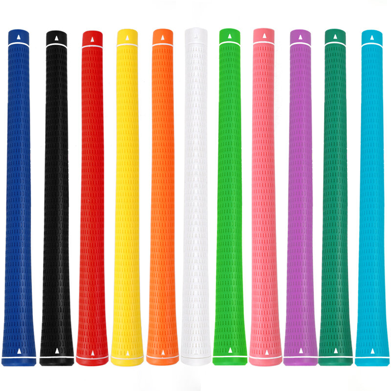 Empuñaduras de Golf antideslizantes, suministros de Golf opcionales multicolores, TPE, 10 unidades por lote