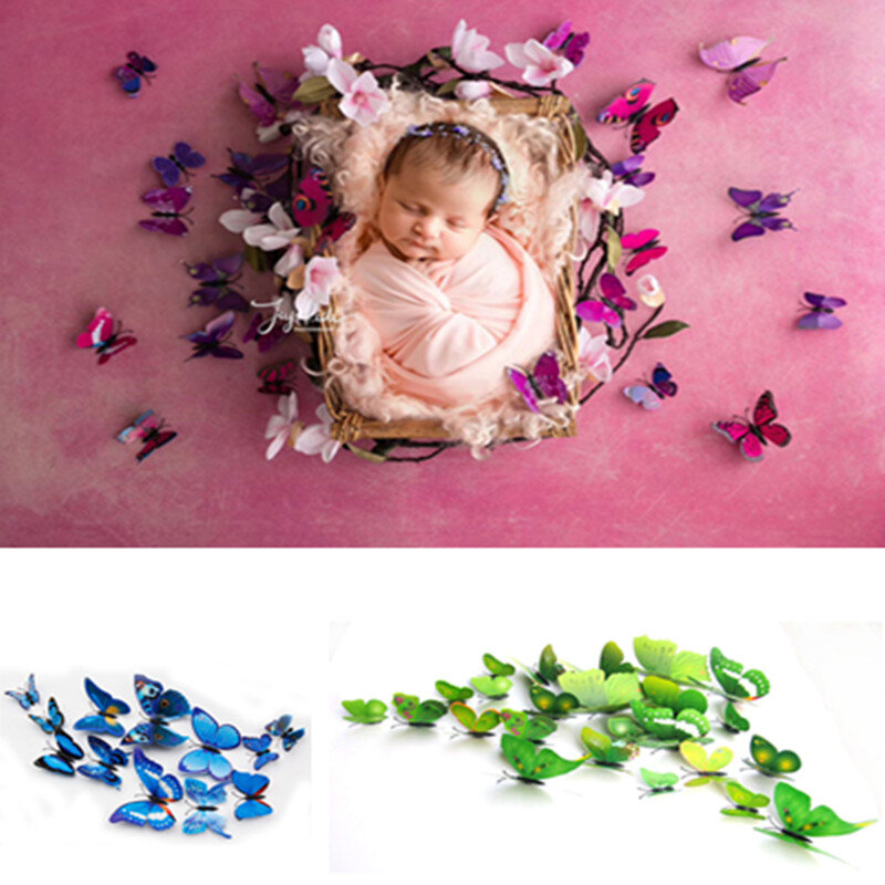 Accessoires de photographie pour nouveau-né, arrière-plan papillon, pour séance photo en studio