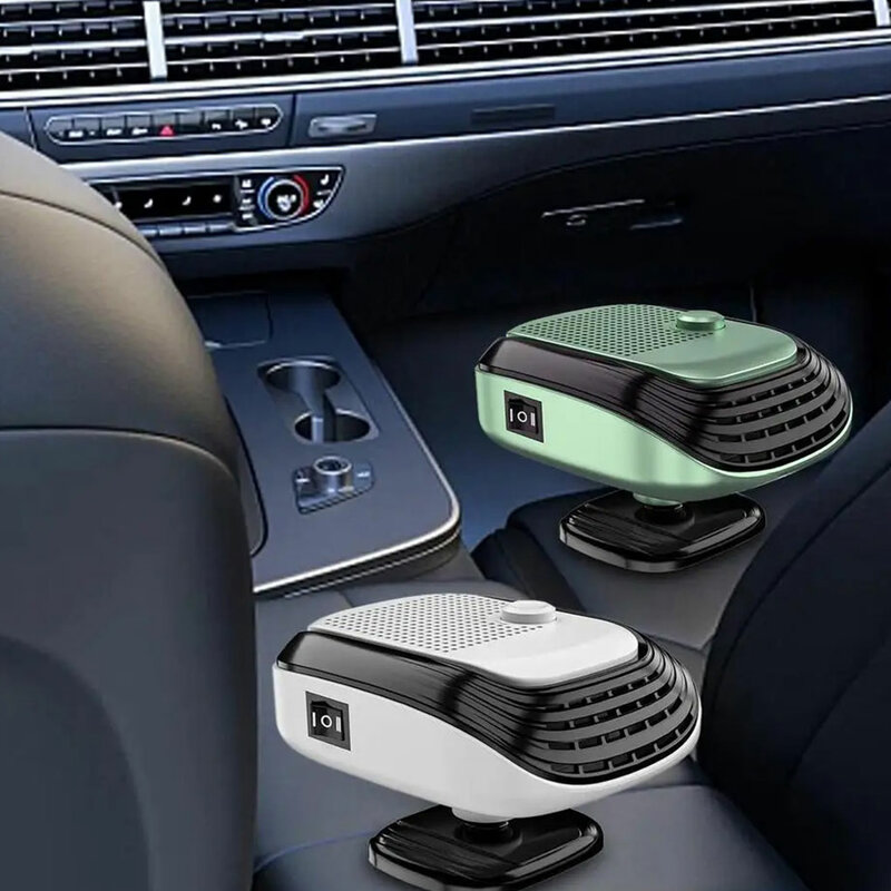 12V 120W Car Heater Electric Cooling Heating Fan Heater Car Heater Defroster Easy-to- Fog-free