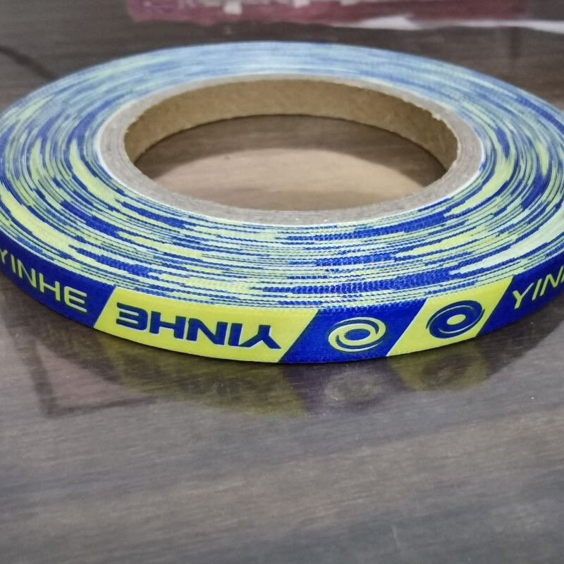 YINHE-cinta protectora de borde para raqueta de tenis de mesa, Protector lateral para bate de Ping Pong, accesorios de 1cm x 25M, 1 ud.