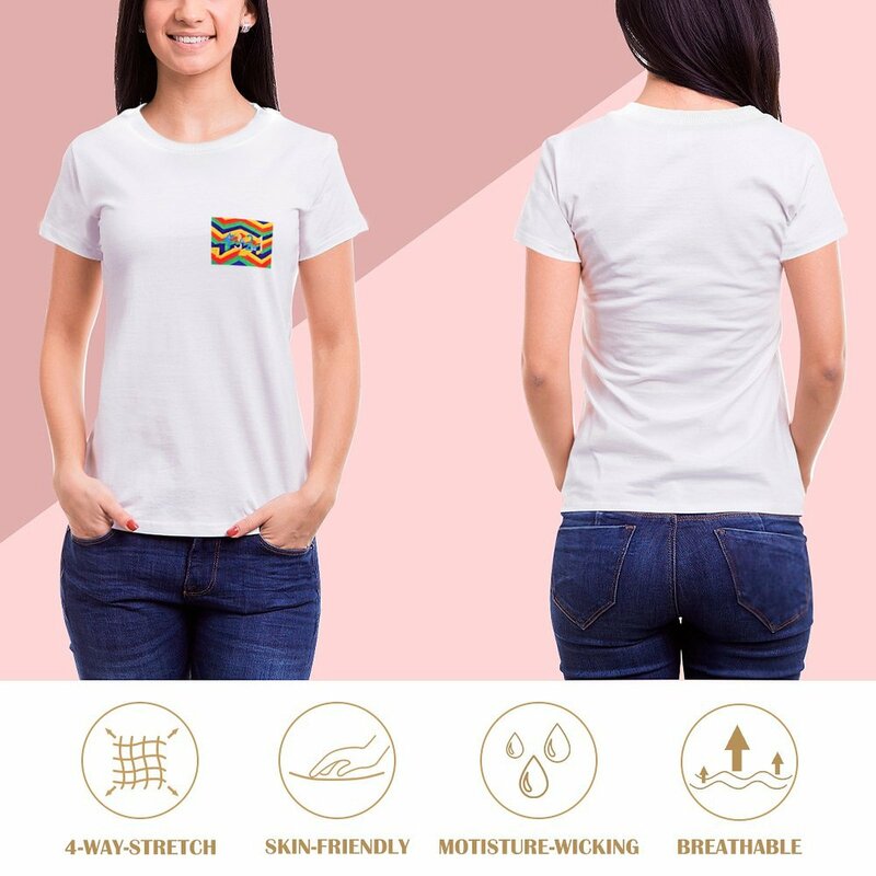 T-shirt z motywem otwarcia szerokiego miasta śliczne koszulki graficzne koszulki dla kobiet