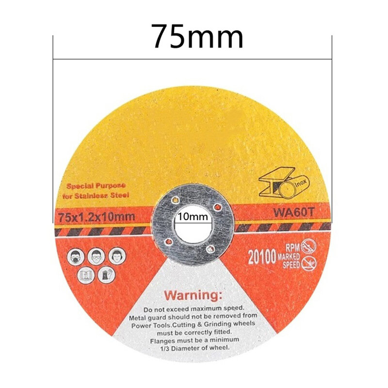 3 шт. 75 мм режущий диск дисковая пила полимерный диск шлифовальный круг для угловой шлифовальной машины полировальная машина электроинструменты аксессуары