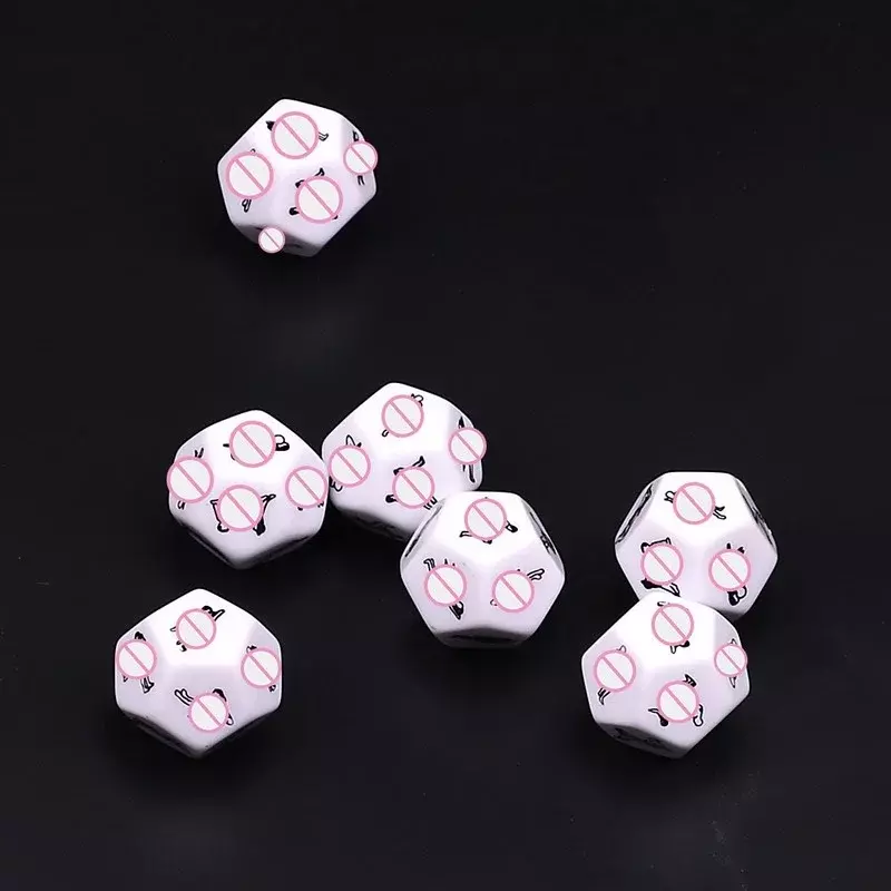 Dice Erotic Craps Sex Glow Love Dices Toys for Adults Sex Toy Noctilucent Dice Set Entertainment Game Polyhedral Dices Sexy Cube