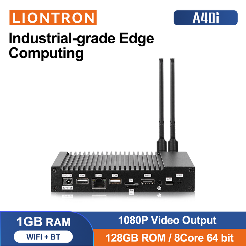 Liontron A40i พร้อมแผงระบายความร้อนคุณภาพสูง Hetnet HDMI Wi-Fi BT พอร์ตอนุกรม4G โมดูลอุปกรณ์เสริมคอมพิวเตอร์ All-in-One