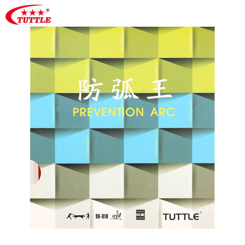 Резиновая накладка для настольного тенниса Tutle, резиновая накладка для пинг-понга с защитой от вращения, одобрена ITTF, 96010