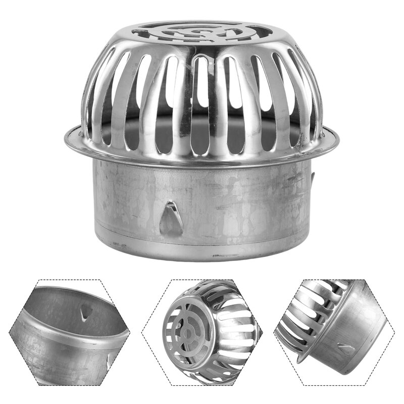 Gardening Floor Drain Easy To Install Hot Sale Reliable Silver Convenient Balconies Outdoor Drain Pipe Brand New