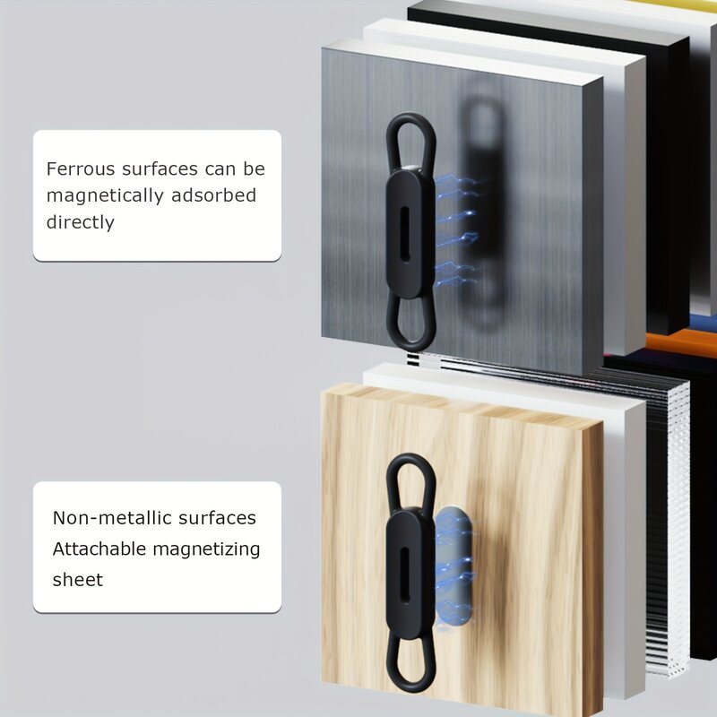 UMUST multifunctionele magnetische pennenhouder met siliconen hoes en magneetfolie, geschikt voor magneetplaten in de koelkast.