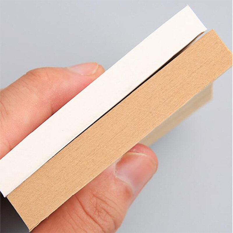 1Pcs 80Sheets Sticky Stationery Notepad Office Bookmark Sticky Notes Khaki / White /Stickers In Notebook Memo Pad