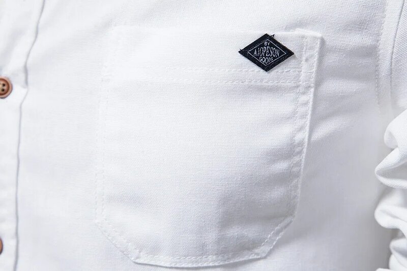 Autunno nuove camicie sociali da uomo in cotone 100% di alta qualità tinta unita camicie bianche a maniche lunghe di lusso oversize Camisetas De Hombre