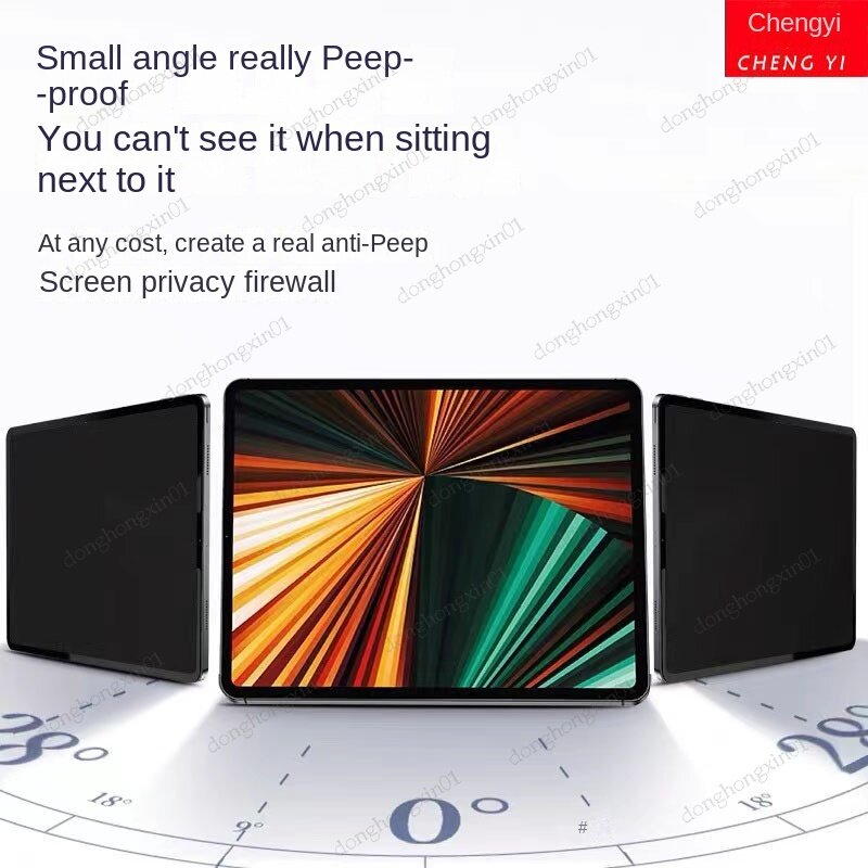 Antyszpiegowska prywatność jak folia papierowa do Samsung Galaxy Tab S9 FE 10.9 S9 Plus S8 Plus S7 FE S7 S8 A9 Plus magnetyczny ochraniacz ekranu