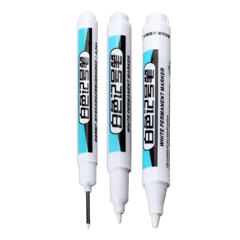 4 pçs marcadores canetas pintura marcadores à base óleo marcador ponta longa marcadores permanentes para pneu
