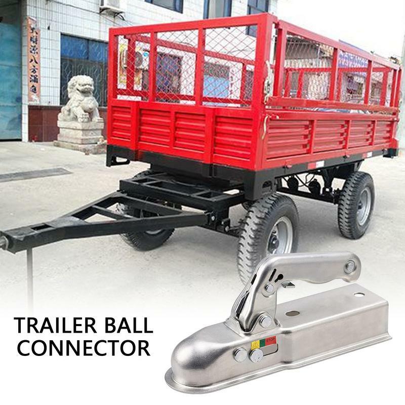Conector de cubierta de bola de enganche de remolque, Protector de cabeza de Towball, piezas de remolque, Conector de remolque para RV, barco, camión, caravana