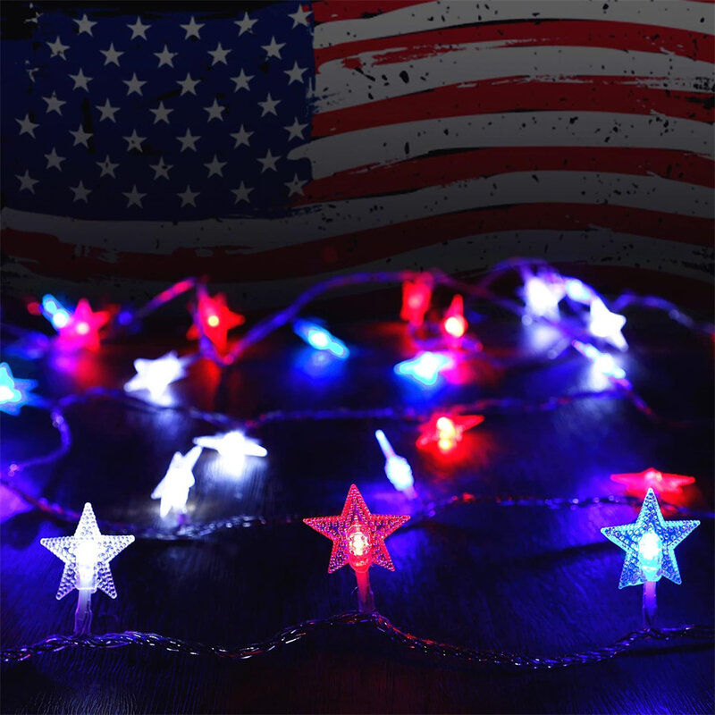 Fairy Lights Star Stirng Lights Indoor Twinkle Lights Hanging Wall Lights with Wedding Bedroom Party Christmas Decorations 479