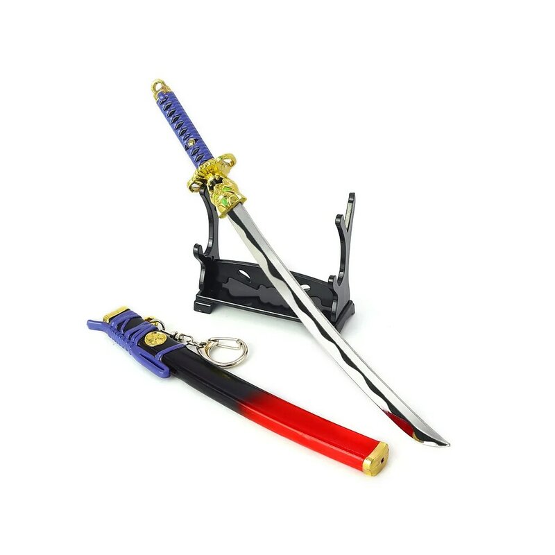 Letter Opener Sword 22cm Metal Vallante Game Peripheral Onimaru Kunitsuna Weapon Model Full Metal Sheathed Craft Ornament