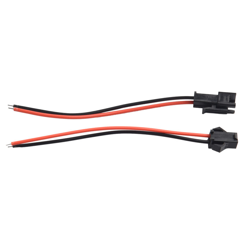 Męskie/żeńskie podłączone złącze kablowe 2,54 mm Głowica wtykowa Czerwony/czarny 2-pinowy 2P Przewody PVC 10 cm 10 szt. Profesjonalny