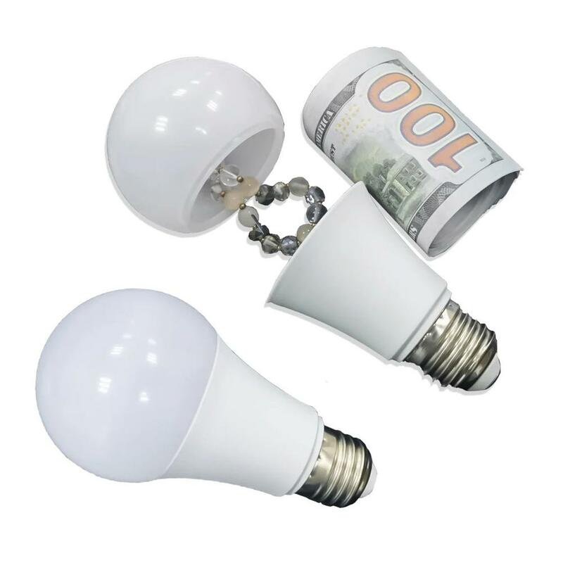 Sight SecExamen Light Bulb Home Diversion Stash Can, Safe fissurainer, Hiding Spot, Rangement GNE, Compartiment secret, Vente en gros