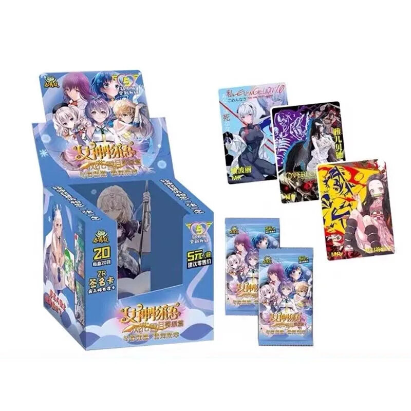 Goddess Story Collection Cartões, Conjunto completo, PU Anime Board Game Cards, Lovely Girl Table Toys em Stock
