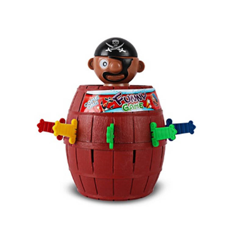 Festa família stab sorte interativo pop up brinquedo pirata barril jogo para adultos e crianças