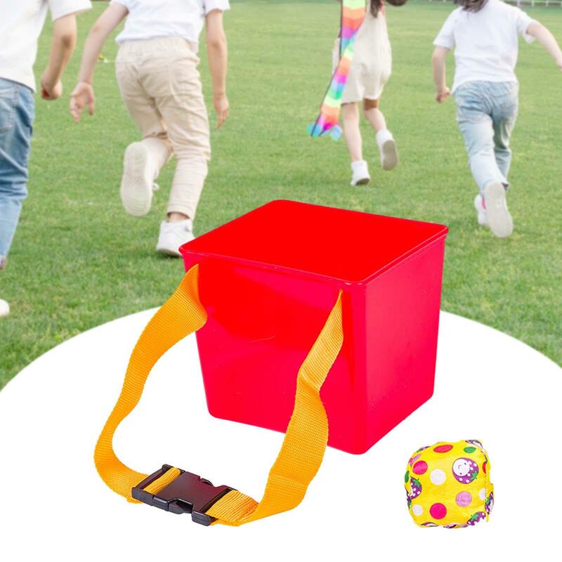 Sandbag Buckets Toss Game, Brinquedos Indoor e Outdoor, Jogue Sacos De Areia, Balde para Festa, Quintal, Jardim De Infância, Coordenação Escolar
