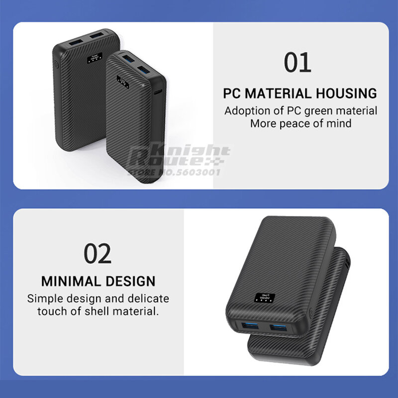Cargador portátil de 5V/16000mAh, fuente de alimentación de carga, batería externa de teléfono para chaqueta con calefacción, chaleco, ropa interior