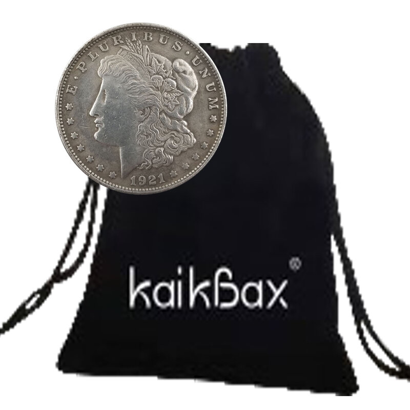 Luxus USA Friedens adler Ein-Dollar-3D-Kunstmünzen Gedenk paar Münze lustige Taschen münze Gedenk-Glücks münze Geschenkt üte