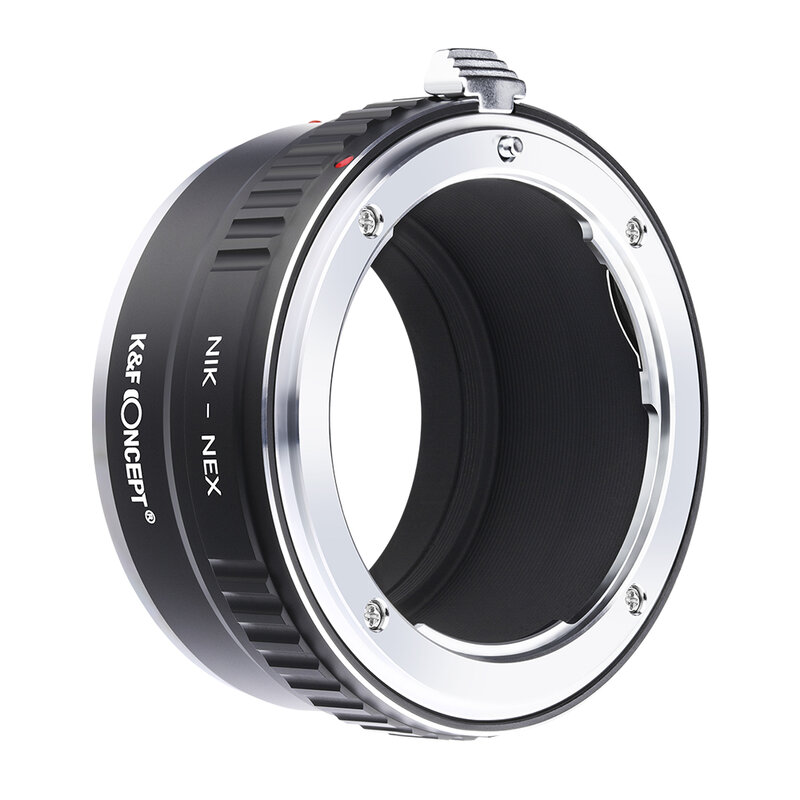 K & F Concept-anillo adaptador de cobre para lente, accesorio Compatible con Nikon AI F, cuerpo de cámara Sony NEX e-mount