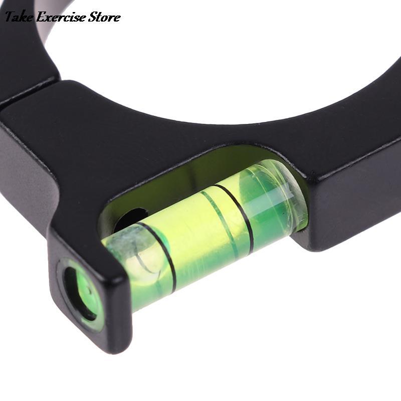 Bubble Level Fixture Balance Pipe Clamp Bracket Rifle Airgun Scope Ring Bubble Level for Airsoft Hunting Gun Rifle Scope