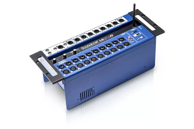 Mixer Digital Soundcraft Ui24R, Multi-Track, Gravador USB com controle sem fio, 24 canais, VERÃO