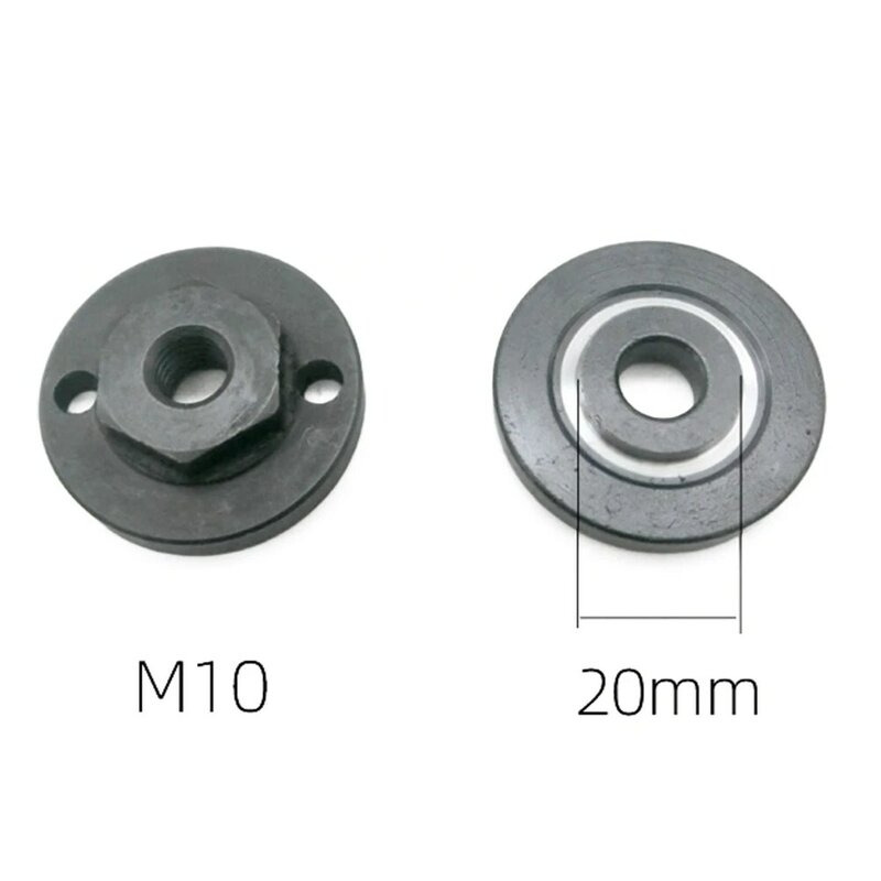 2/4pcs Angle Grinder Inner Outer Flange Nut Set Tool 20 22 22.2mm Circular Saw Blade Press Plate For Model 100 Angle Grinder