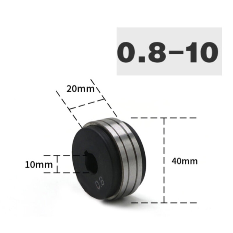 1pcs Wire Feed Drive Roller 2 Sizes Of Wire Feed Drive Rolls Include 0.6-0.8mm And 0.8-1.0mm Home Tool Supplies Parts