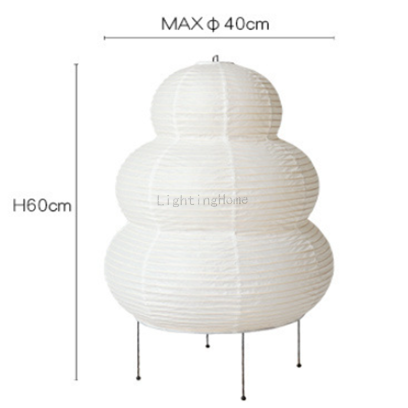 Японский дизайн Akari Wabi-sabi настольная лампа белая рисовая бумага Декоративные настольные светильники для спальни гостиной/столовой Кабинета Лофт