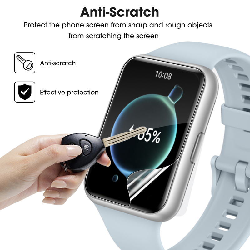 1-5 Stück weiche Hydro gel folie für Huawei Uhr fit 2 fit es gebogen HD Smart Watch explosions geschützte Vollbild schutz nicht Glas