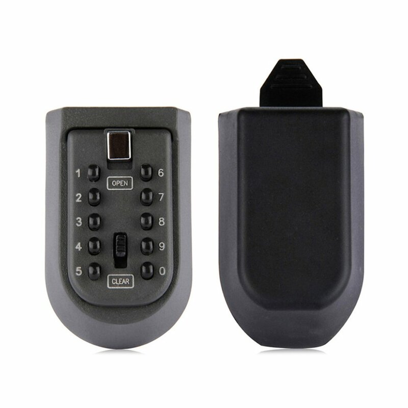 Smart Outdoor Schlüssel Lagerung Lock Box Push Button Kombination Passwort Schlüssel Sicherheit Box Mauerwerk Verstellbarem Code Halter