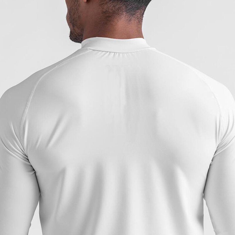 Camicia Pullover a collo alto da uomo maglione a maniche lunghe Top intimo termico caldo t-Shirt Casual Fit t-Shirt sportiva Slim traspirante