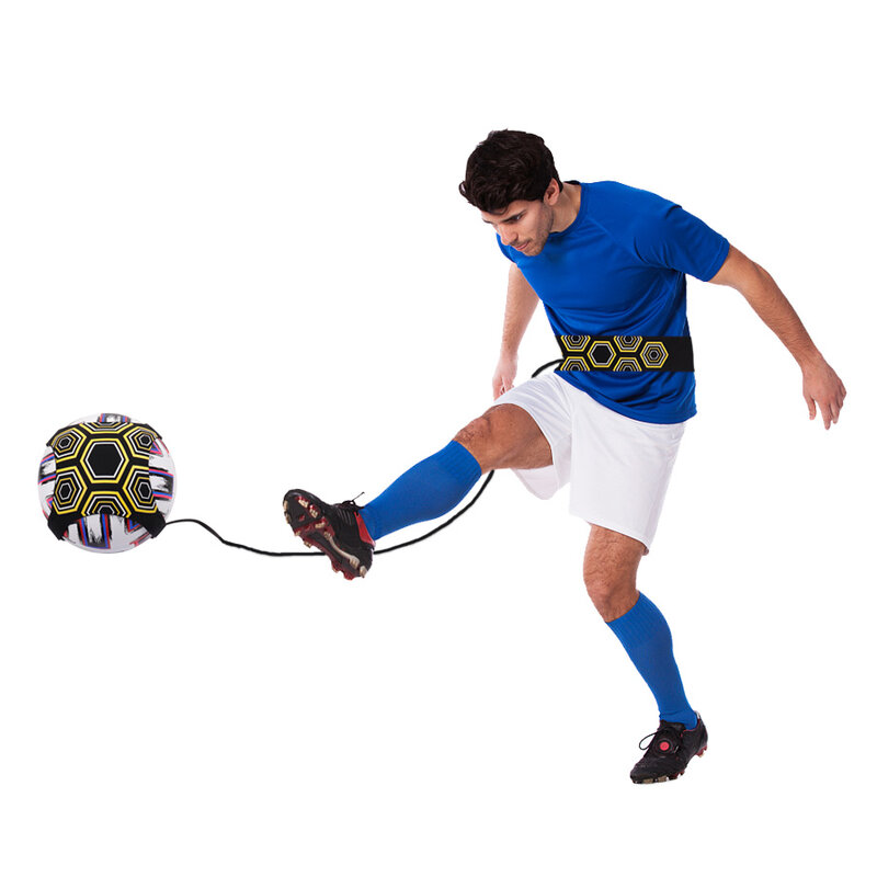 Fußball Fußball Ball Kick Solo Trainer Jonglieren Taschen Praxis Training Ausrüstung Kinder Hilfs Kreisen Taille Gürtel Trainer
