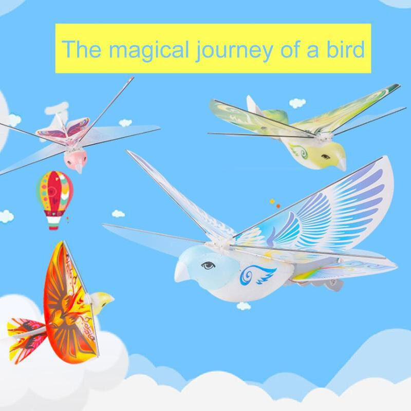 Mini jouet d'oiseau volant télécommandé, oiseau RC électronique, 2.4GHz, 235x275x70mm, résistant à 360