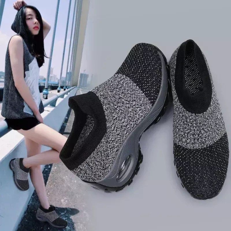 Zapatillas ortopédicas versátiles para Mujer, zapatos De plataforma informales, antideslizantes, resistentes al desgaste