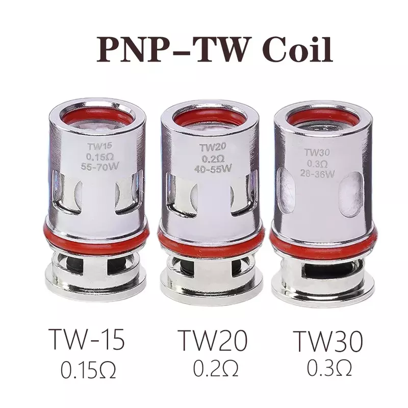 10 шт. PnP TW Coil TW15/TW20/TW30 0.15ohm 0.3ohm сетчатый сердечник для PnP Pod II Drag S X H80S Drag E60 Argus Pro Pod Kit