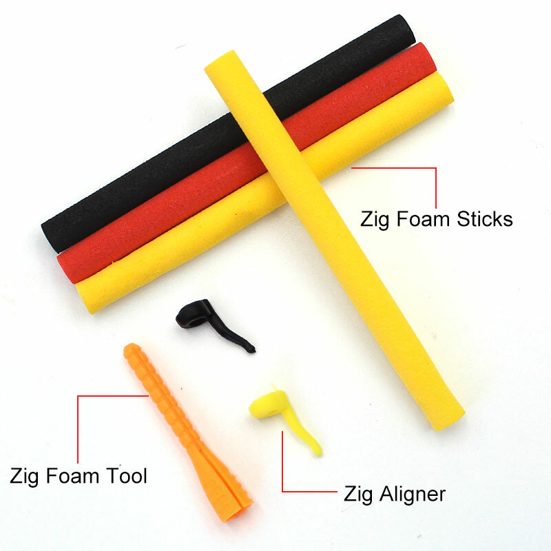 1 Doos Karper Vissenkit Aas Zig Rig Foam Stick Pop-Up Boilies Hair Ronnie Rig Karper Vissen Lokaas Feeder Tackle Accessoires