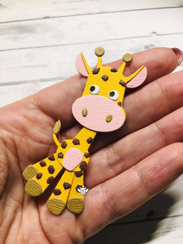 Mmao Crafts Metal Steel Cutting Dies New Giraffe decoration Stencil For DIY Scrapbooking Paper/photo Cards Embossing Dies